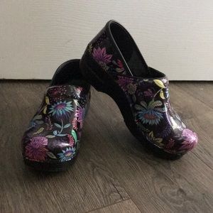 Dansko clogs (floral)